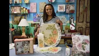 Diy Has hecho DECOUPAGE sobre Tela, aprende con nosotras 😃