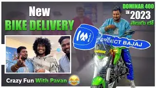 NEW BAJAJ DOMINOR 400|| DELIVERY || TELUGU VLOG|| MR.26 #bajaj #dominar400 #newbike