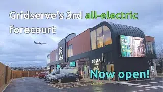 New Gridserve EV forecourt now open at Gatwick Airport (Jan 2024)