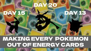 Дни 11-20 - Создание всех покемонов из энергетических карт [Подборка] #pokemoncards #pokemontcg