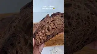 Double Chocolate sourdough loaf😍 recipe in comments! #BREAD #sourdough