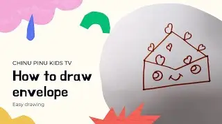 How to draw envelope | Easy drawing