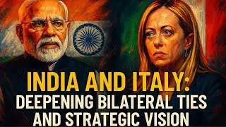 🇮🇳🤝🇮🇹 India & Italy: Strengthening Bilateral Ties & Strategic Vision | Global Diplomacy 2025 🌍- 710