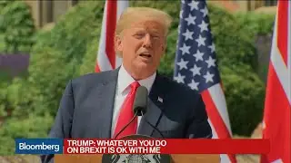 Trump Says U.S. Looks Forward to Bilateral Trade Deal With U.K.