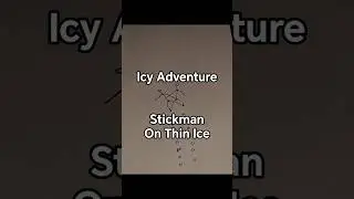 Stickman Walking On Thin Ice #animation #art #foryou #winter #challenge #icy #heroictales