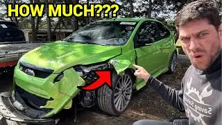 I BOUGHT AN *EXPENSIVE* CRASHED FORD FOCUS RS MK2