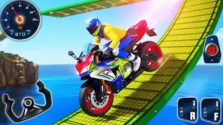 Bike Racing Tracks Simulator 3D - Motor Bike Motocross Impossible Driving - Android GamePlay #27