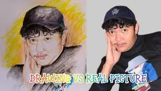 Proses Menggambar Wajah Nopek Novian Stand Up Comedy | Realistic Drawing