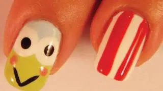 Keroppi nail art tutorial