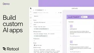 Retool AI Apps |  Build custom AI apps