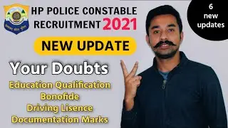 Your Doubt's (New Updates) | HP Police Constable Recruitment 2021