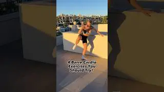 Try these calorie burning exercises 😍 #barre #barrehiit #barrecardio #barreathome #cardiobarre