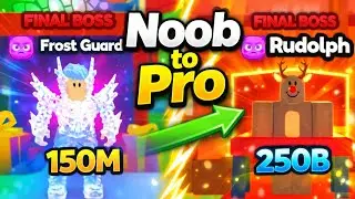 Christmas Event NOOB to PRO Challenge With the STRONGEST Pets | Arm Wrestling Simulator