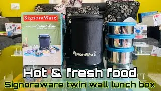 Signoraware insulated lunch box | signoraware twinwall lunch box
