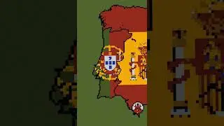 Building Portugal in 3 Scales #portugal  #portugu&ecirc;s #maps #flags #minecraft