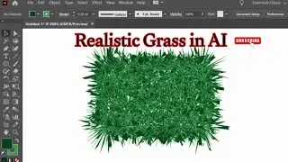 How to Create Vector Grass Texture in Illustrator 🌱 | Quick Tutorial