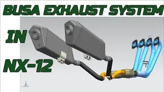 EXHAUST SYSTEM DESIGN IN NX 12 (HINDI)