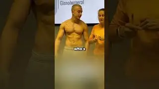 This Student Got Picked to Show Off Muscles in Class!