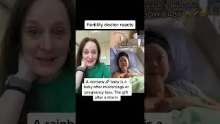 🌈 Rainbow Baby #duet #rainbowbaby #doctorreacts @jeenie.weenie Thank You For This❤️