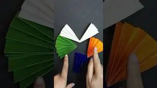 Indian Flag badge Craft 🇮🇳#shorts #viralvideos #youtubeshorts