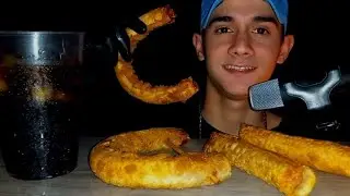 ASMR COMIDA LINGUIÇAS EMPANADAS MUKBANG | EDVAN ASMR