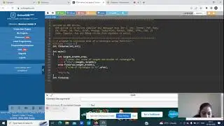 C program to find area of a rectangle using function