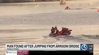 Man seriously injured after jumping from Arrigoni Bridge in Middletown