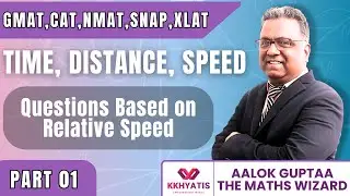 Master TIME DISTANCE SPEED: Competitive Exams | Relative Speed| GMAT, CAT, NMAT, SNAP, & XLAT