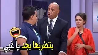بقولها ترقصي بتقولي لا ..فين جوزها حمدي !😂😂 | كريم عفيفي حفل علي اسراء و حمدي علي المسرح