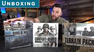 Company of Heroes: The Board Game All-In Unboxing! KICKSTARTER Thoughts and Ramblings
