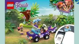 41421 Baby Elephant Jungle Rescue LEGO&reg; Friends Manual at the Brickmanuals Instruction Archive