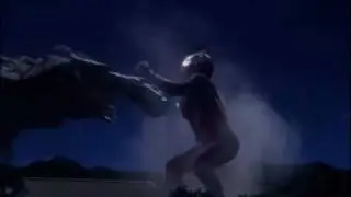 Ultraman Agul saves a girl..