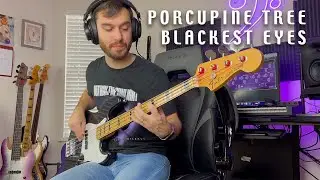 Porcupine Tree - Blackest Eyes - Bass Cover