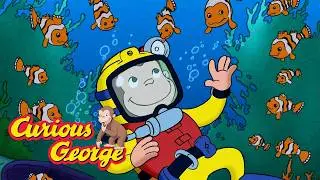 Look at all the Fish! 🐟 🐵 Curious George 🐵 Kids Cartoon 🐵 Kids Movies