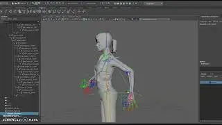My First IK Hands Rigging &ndash; 3D Girl Character | Autodesk Maya