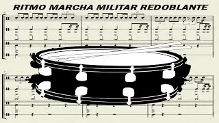 Ritmo Marcha Militar Redoblante/Percusion🥁🎼🎵🎶