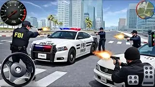 Police Car Chase Simulator 3D Game - Real Cop Cars Driving Simulator 2025 - Android GamePlay
