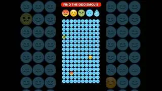 Find the Different Emoji 🧠 Brain Test #shorts