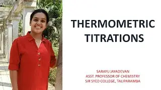 THERMOMETRIC TITRATIONS