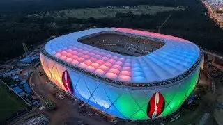 Talanta Stadium Latest Canopy/Facade curtain lights/ seats and more