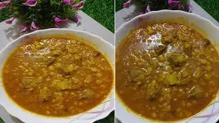 বুটের ডাল দিয়ে গরুর মাংস রান্না রেসিপি| Beef Curry with Chickpea |GorurMangsho ranna