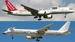 Modified Experimental Boeing 757 - Honeywell Flight Test and Boeing F-22 Raptor test bed 