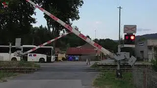 Železničn&eacute; priecestie Nemeck&aacute; #1 [SP1168] - 21.7.2022 / Žel. přejezd / Slovak railroad crossing