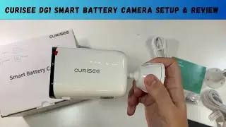 Curisee DG1 Smart Battery Camera Setup & Review