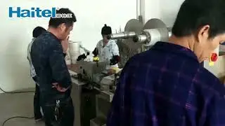 Fruit leather cutting and packing machine