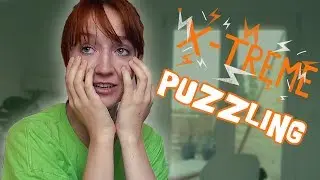 Mirella weint, weil sie ein Puzzle nicht schafft