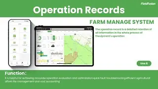FieldFusion FMS Tutorial: Monitoring Real-Time Operation Records & Machinery Performance
