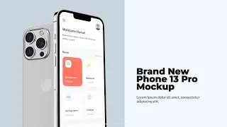 iPhone 13 Pro Mockup for App Promo - After Effects Template