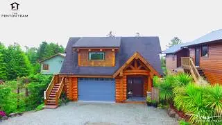 Stunning Custom Log Home - 333 Pass of Melfort Place, Ucluelet, BC