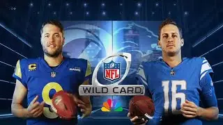 NFL on NBC Intro/Theme 2024 AFC Wild Card | Lions vs Rams (01.14.2024)